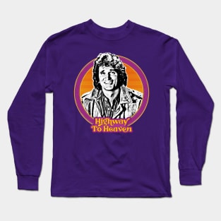 Highway To Heaven / 80s Kid Fan Design Long Sleeve T-Shirt